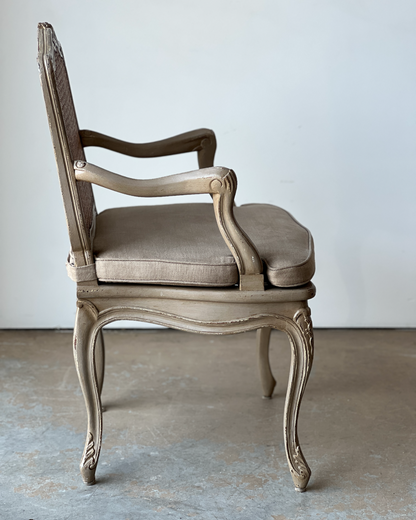 Pair of French Louis XVI Caned Armchairs
