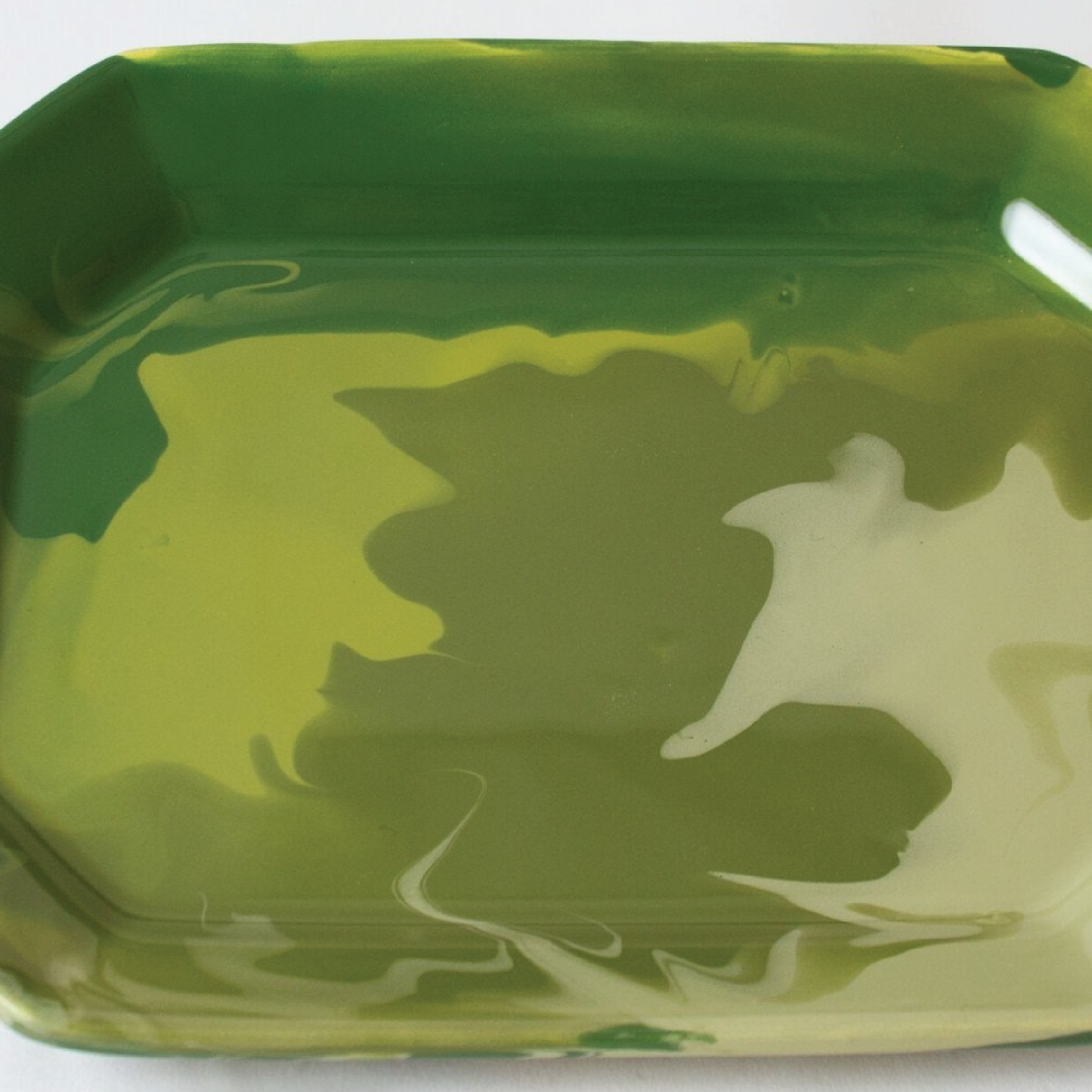 Hand Glazed Geode Tray