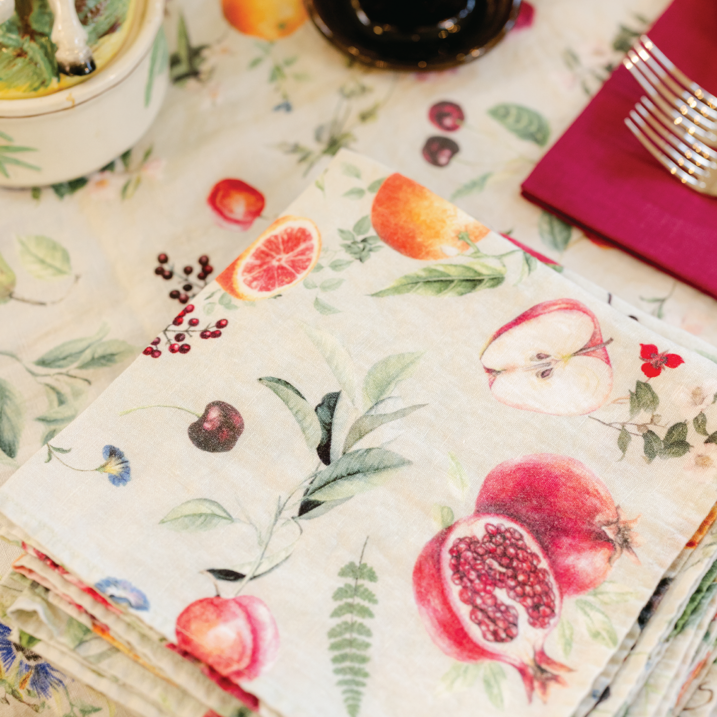Persephone Table Linen Collection