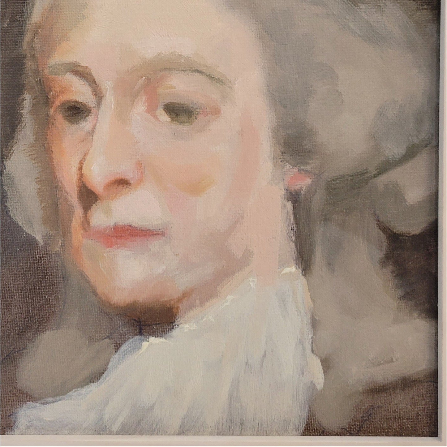 Untitled Original Portrait of Fine Lady, Framed