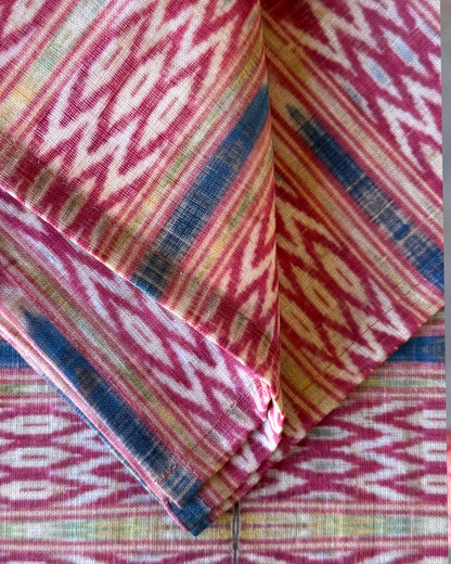 Rhubarb Ikat Table Linen Collection