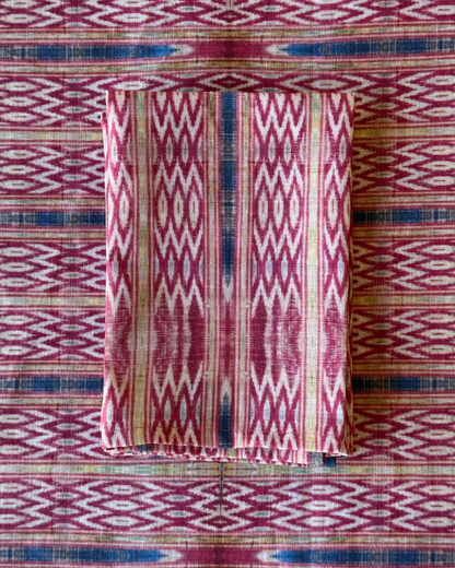 Rhubarb Ikat Table Linen Collection