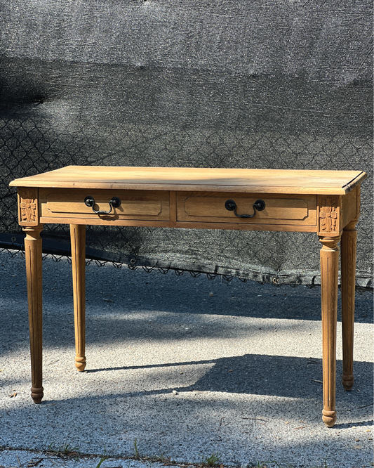 Vintage Two Drawer Hall Table