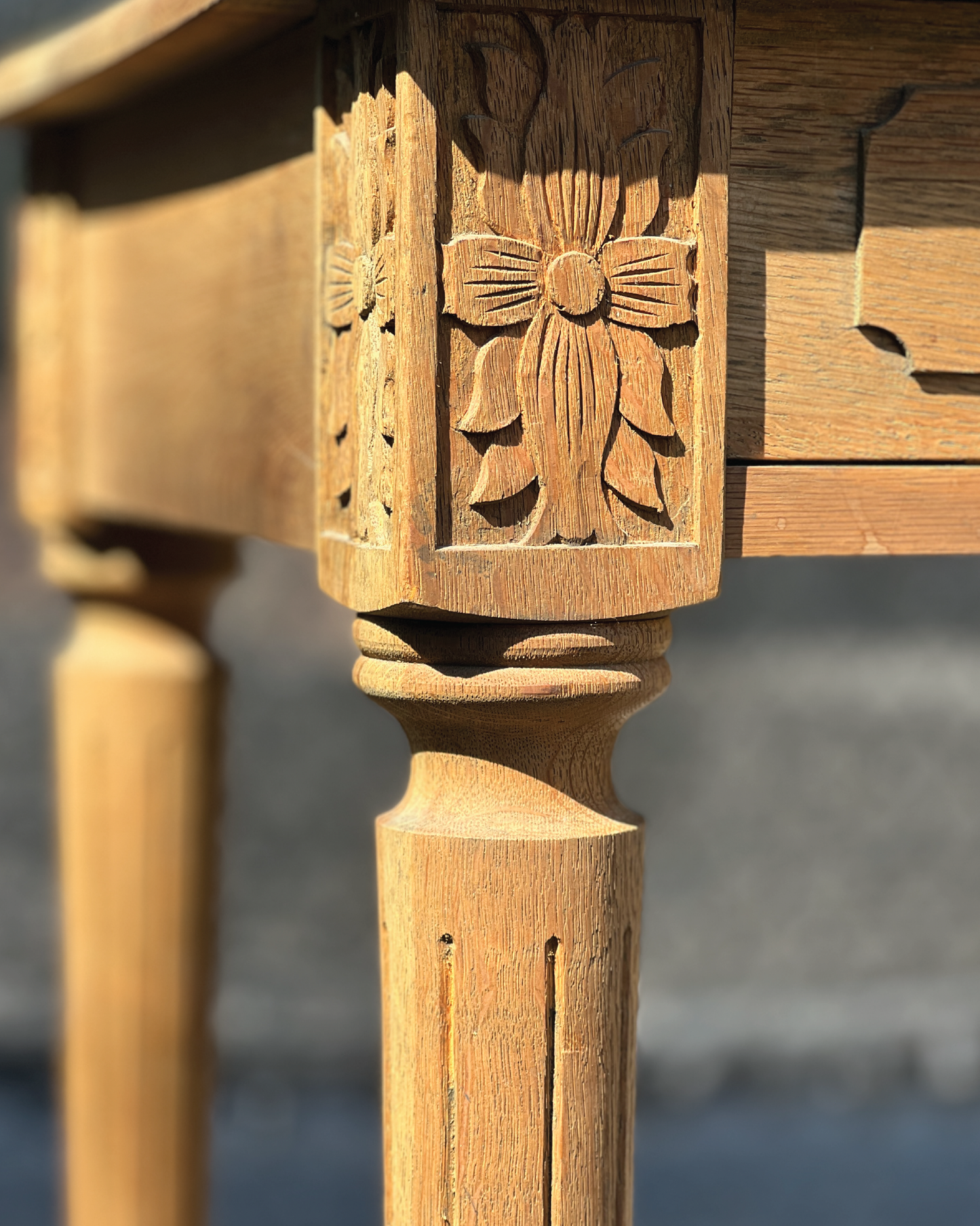 Vintage Two Drawer Hall Table