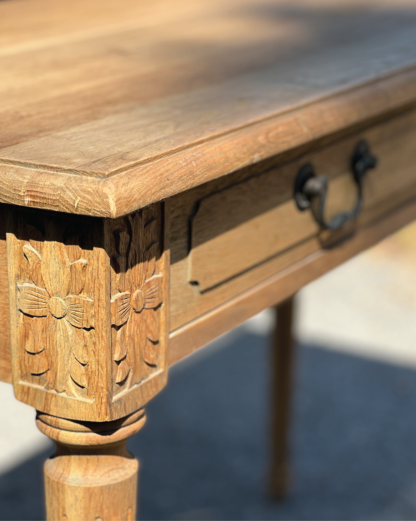 Vintage Two Drawer Hall Table