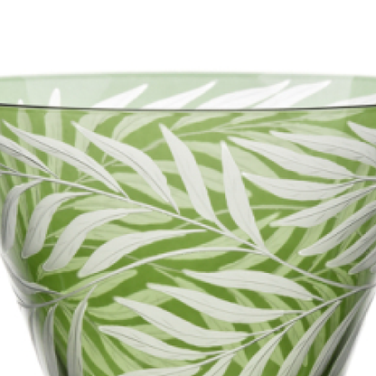 ARTĚL Glassware Willow Stemless Goblets Khaki Green