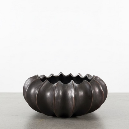 Ceramic Cockled Pot