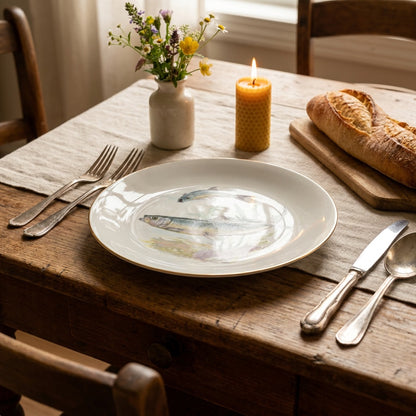 Vintage Single Fish Plate