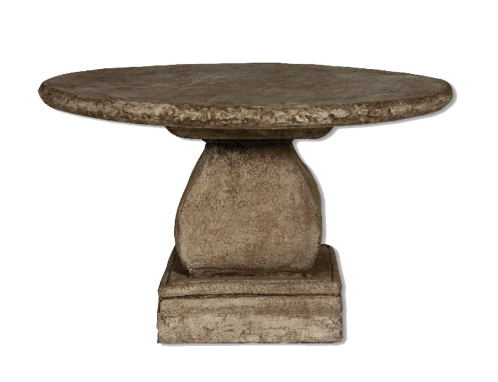 Old English Round Stone Coffee Table