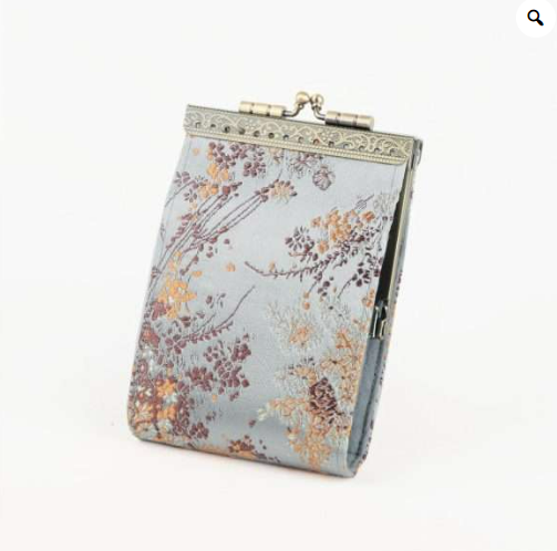 Floral Brocade Card Holder