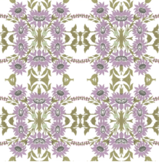 Lilac Blossom Flower Table Linen Collection