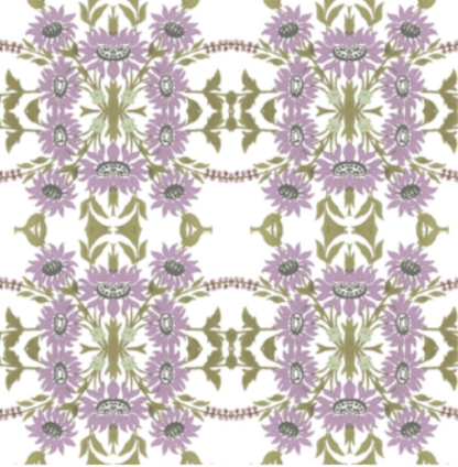 Lilac Blossom Flower Table Linen Collection