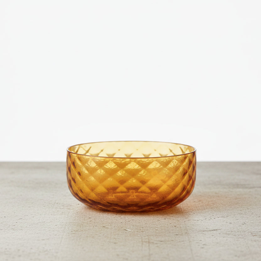 LSA International Tabletop Accessory Dapple Bowl Sun Amber