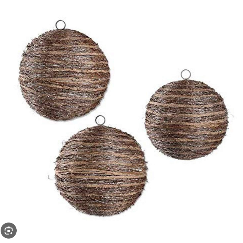 Glittered Round Ornament