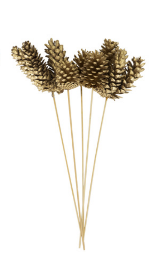 Gold Pinecones