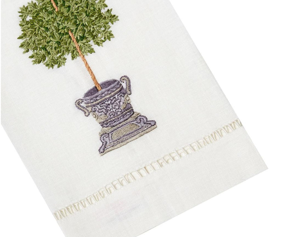 Linen Embroidered Hand Towel