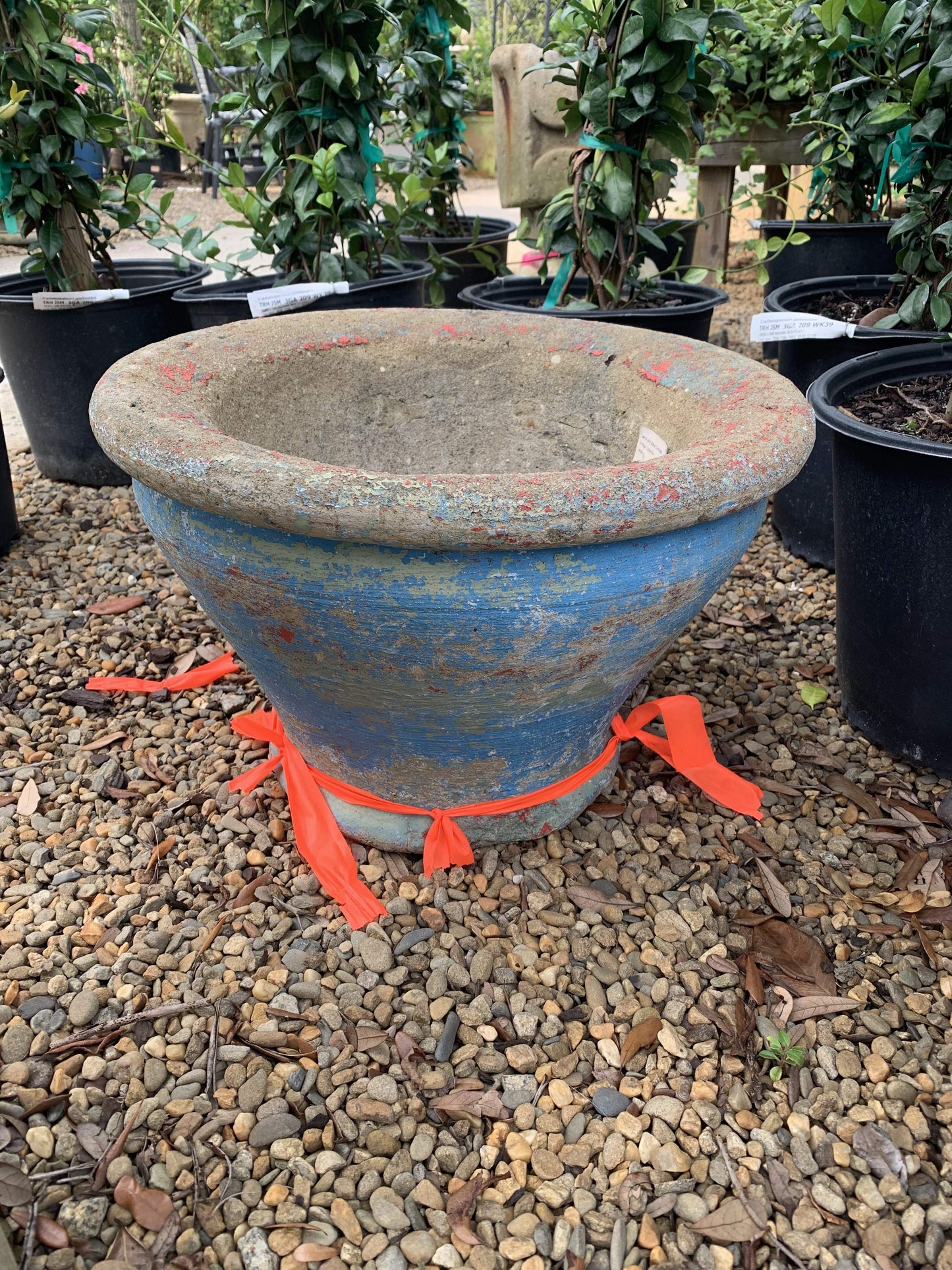 Jardinière Bleue Concrete