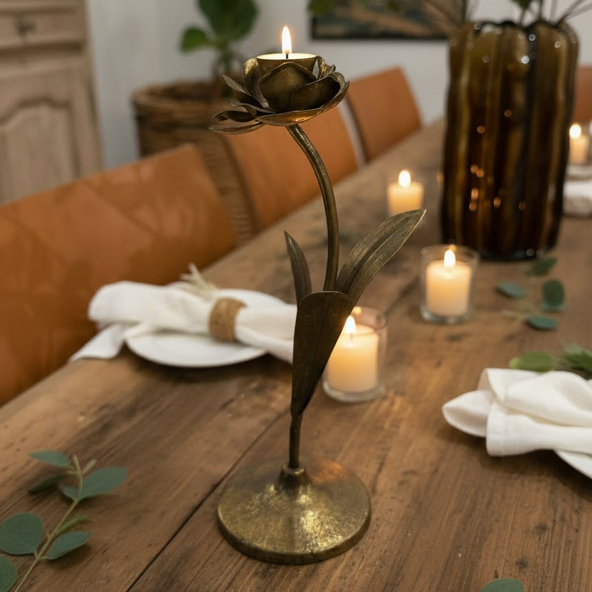 Shishi Candle Iron Flower Candle Holder, view 2