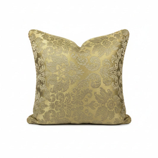 Damask Olive Pillow