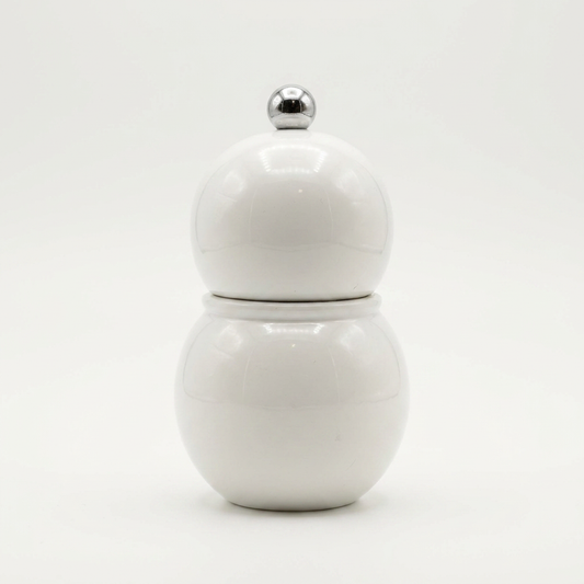 Lacquer Chubby Salt or Pepper Mills