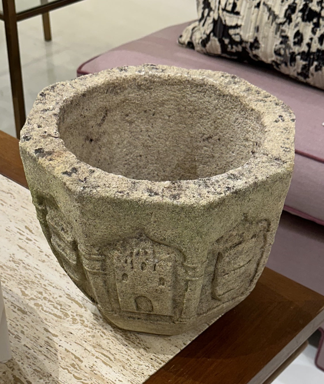 Reconstituted Stone Pot