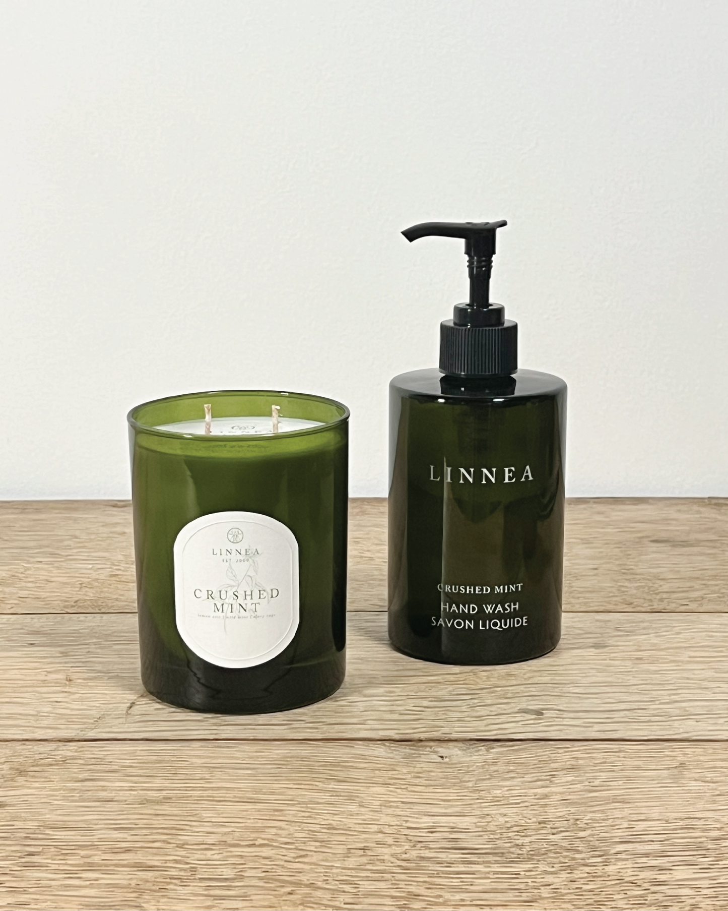 'Freshly Picked' Crushed Mint Candle & Hand Wash Gift Set