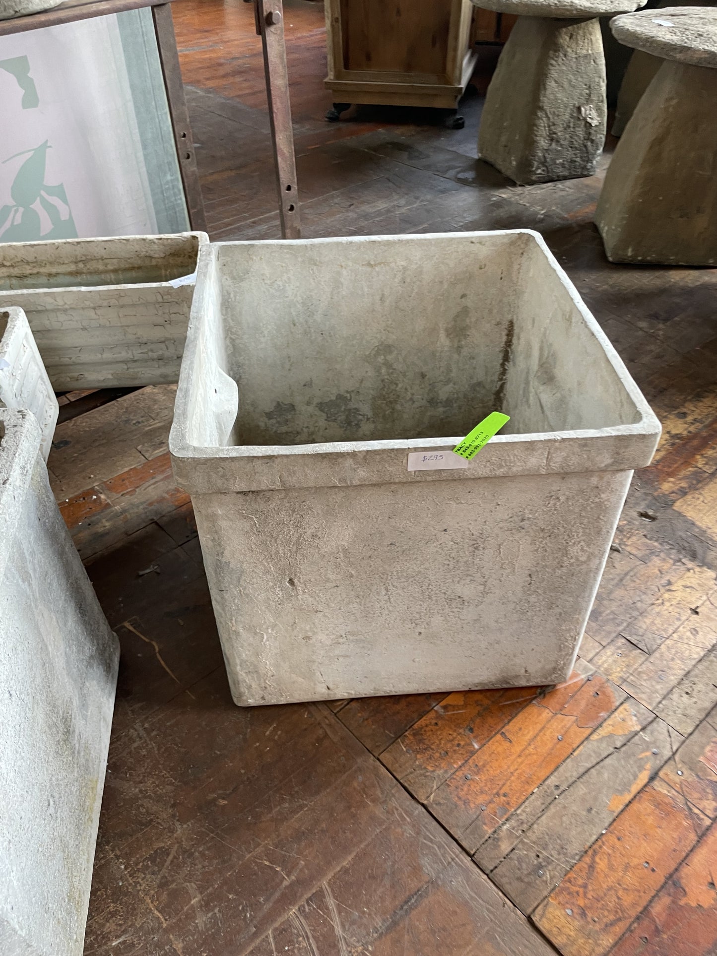 Square Willy Guhl Planter