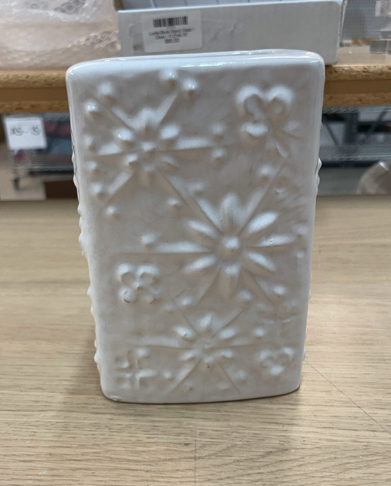 White Scheurich Keramik 'Kosmos' Vase