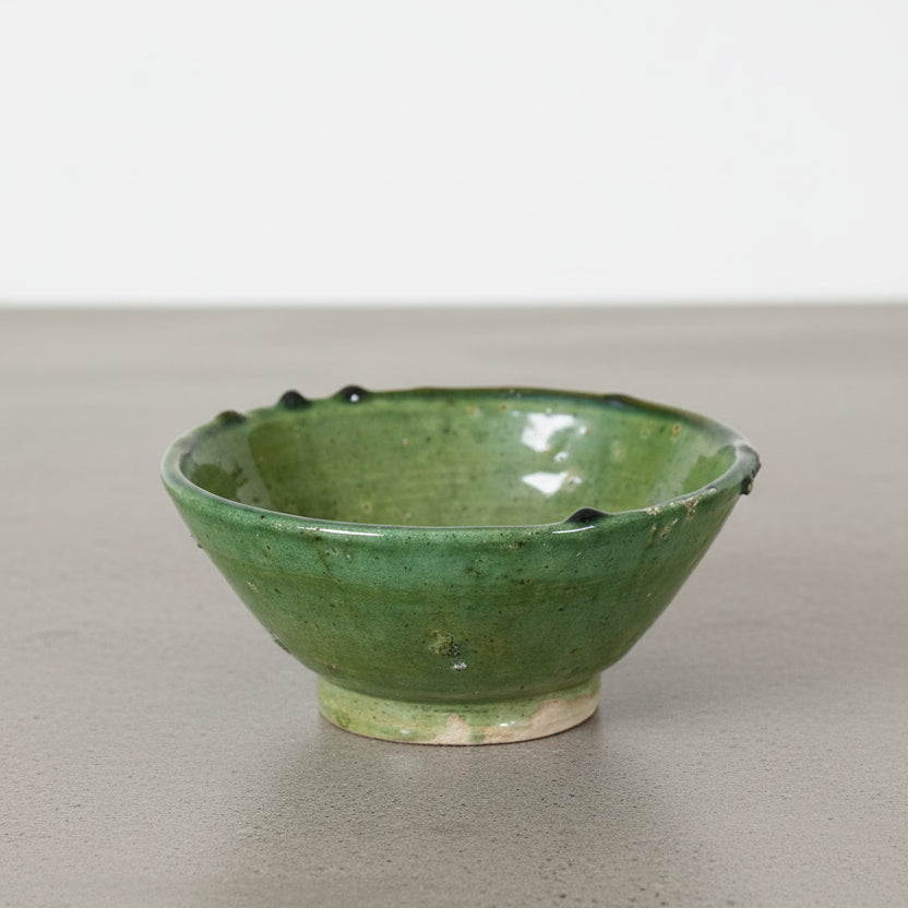 Vintage Tamegroute Glazed Bowl