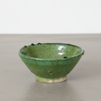 Vintage Tamegroute Glazed Bowl