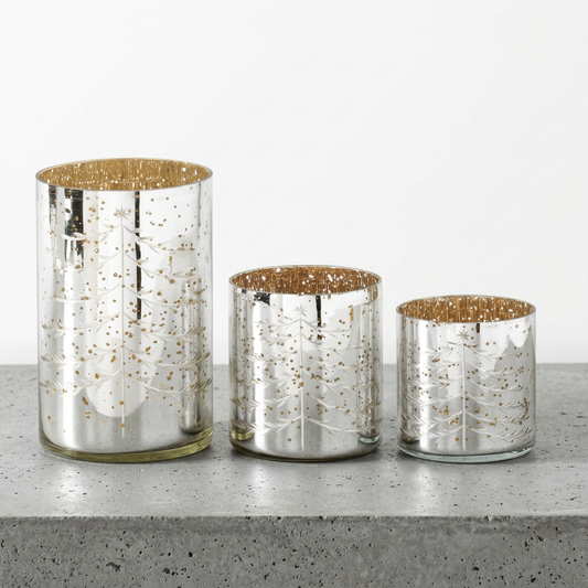 Mercury Glass Candleholder