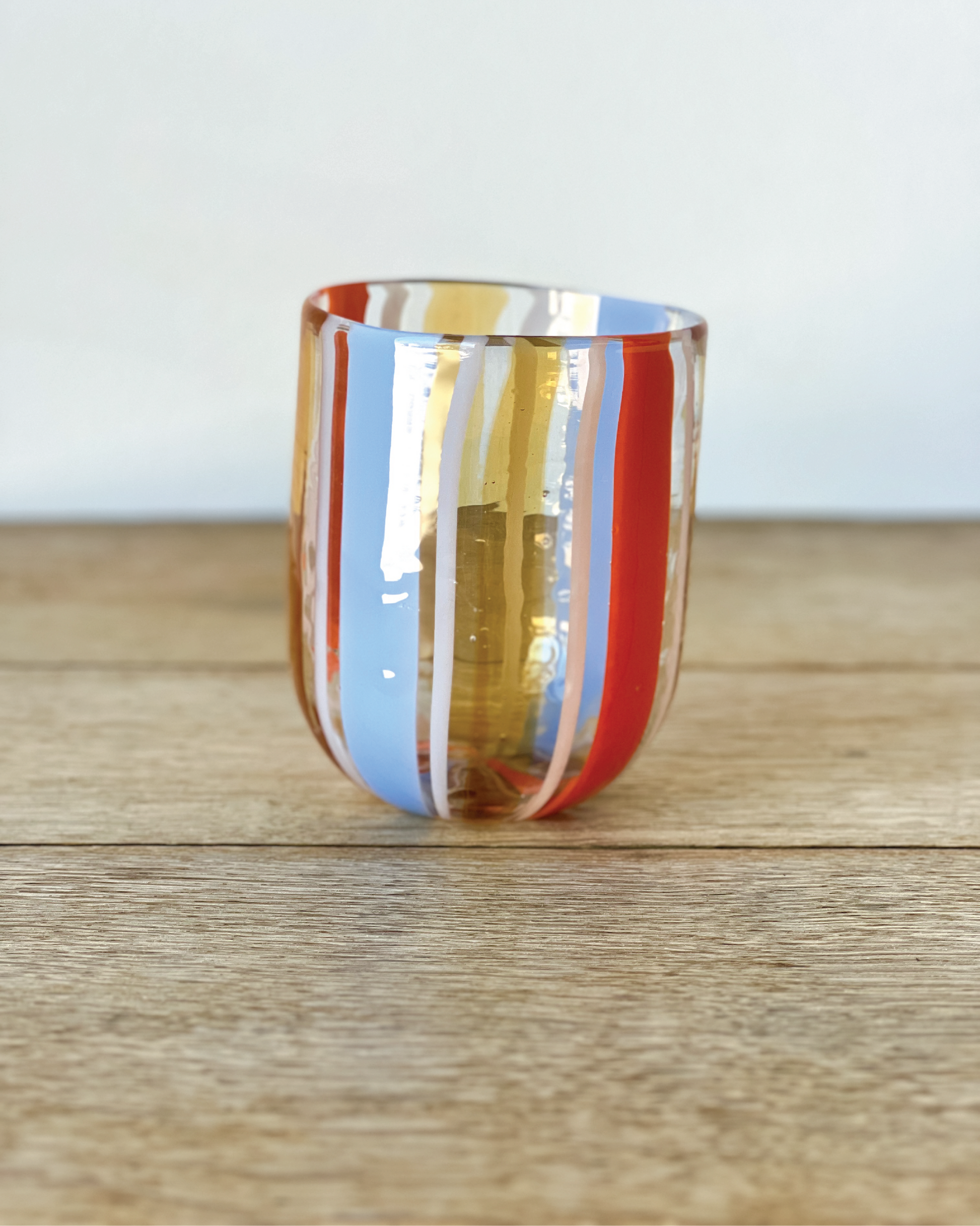 Opaque Murano Cane Glass Tumbler – Elizabeth Stuart