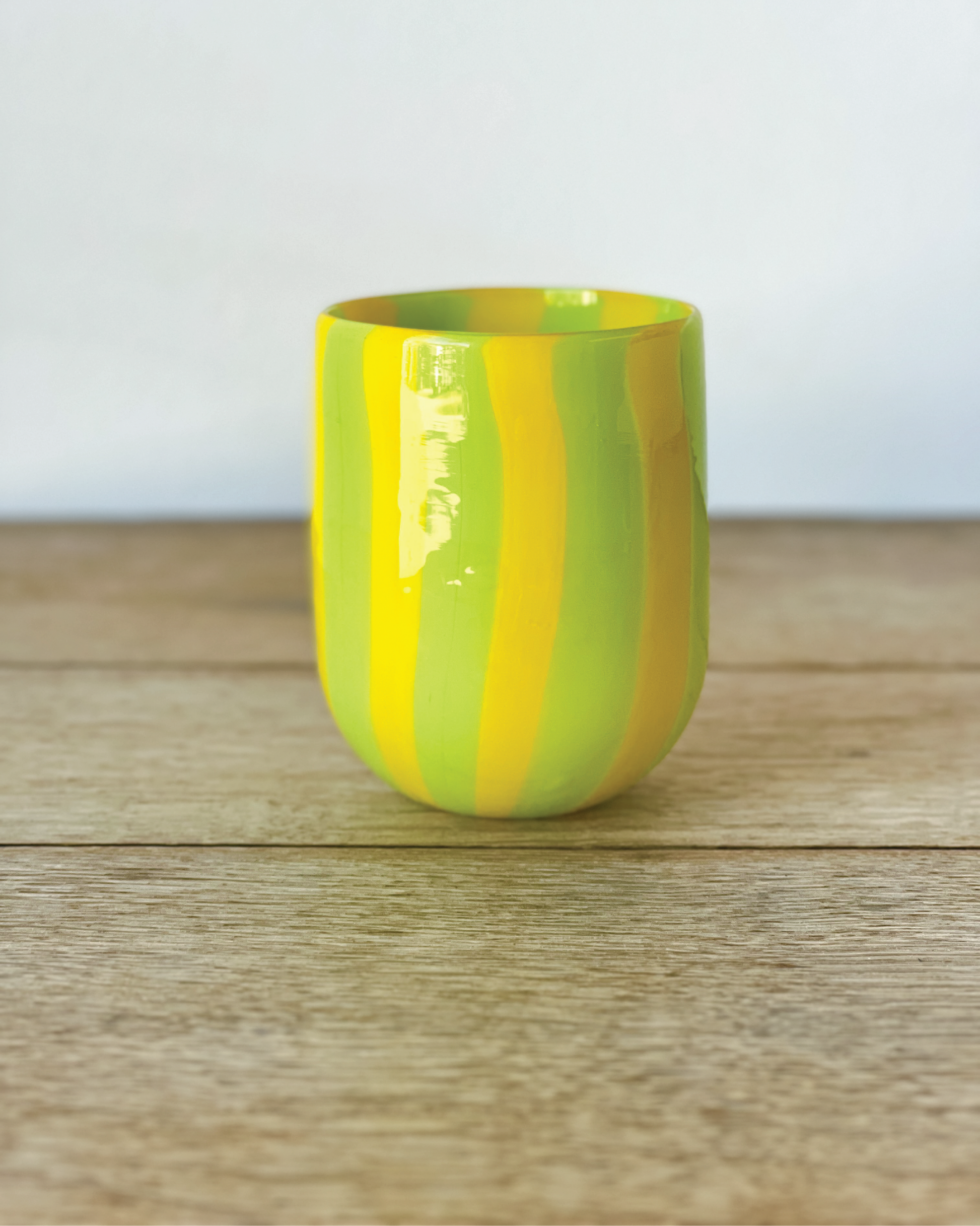 MURANO GLASS 蓋物 イエロー ミルフィオリ お碗 Opaque Murano Cane Glass Tumbler – Elizabeth Stuart