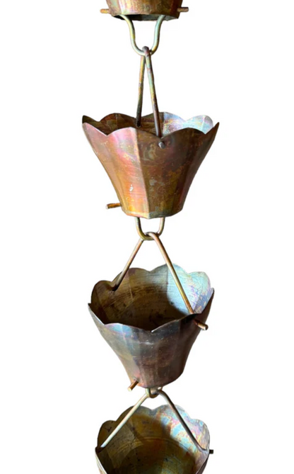 Flower Rain Chain