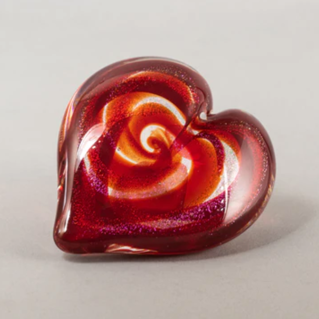 Heart of Fire Paperweight