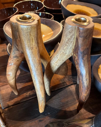 Antler Candlestick Holders