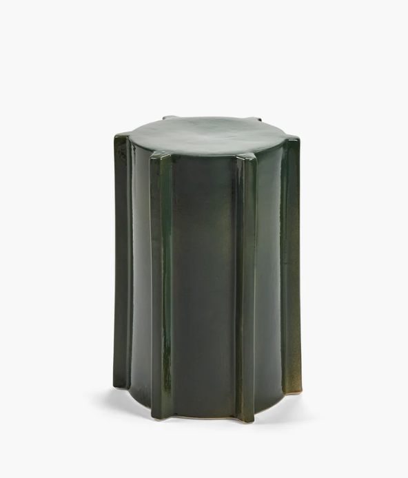 Serax Side Table Geometrical Pawn Ceramic Side Table Glazed Stoneware, view 3