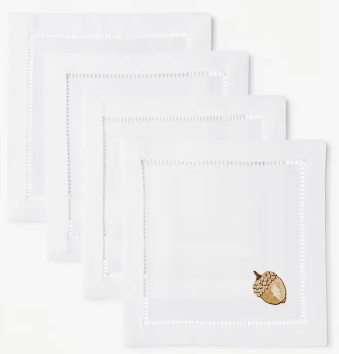 Embroidered Cocktail Napkins