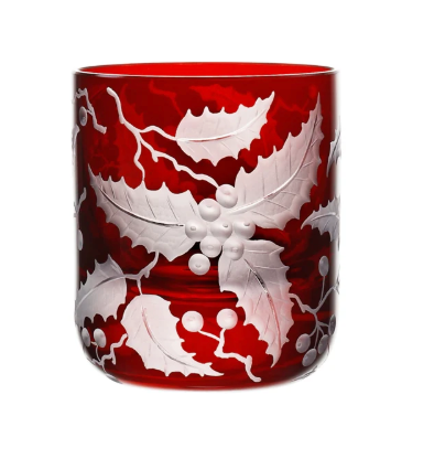 Holiday Holly Votive