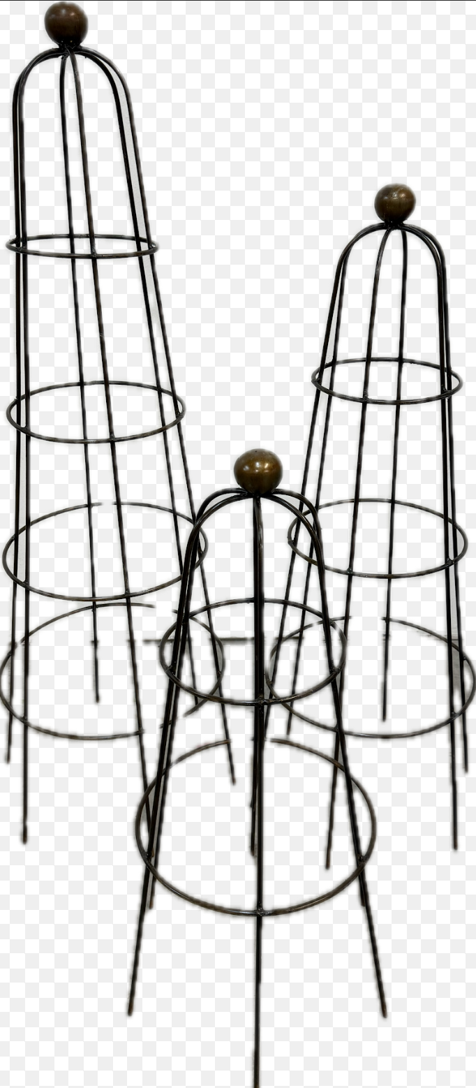 Iron Shoulder Trellis Obelisk
