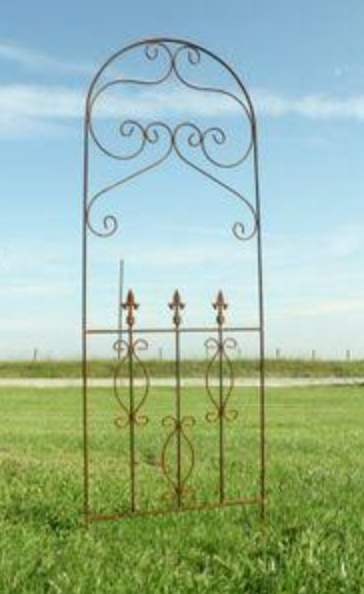 Iron Fence Trellis