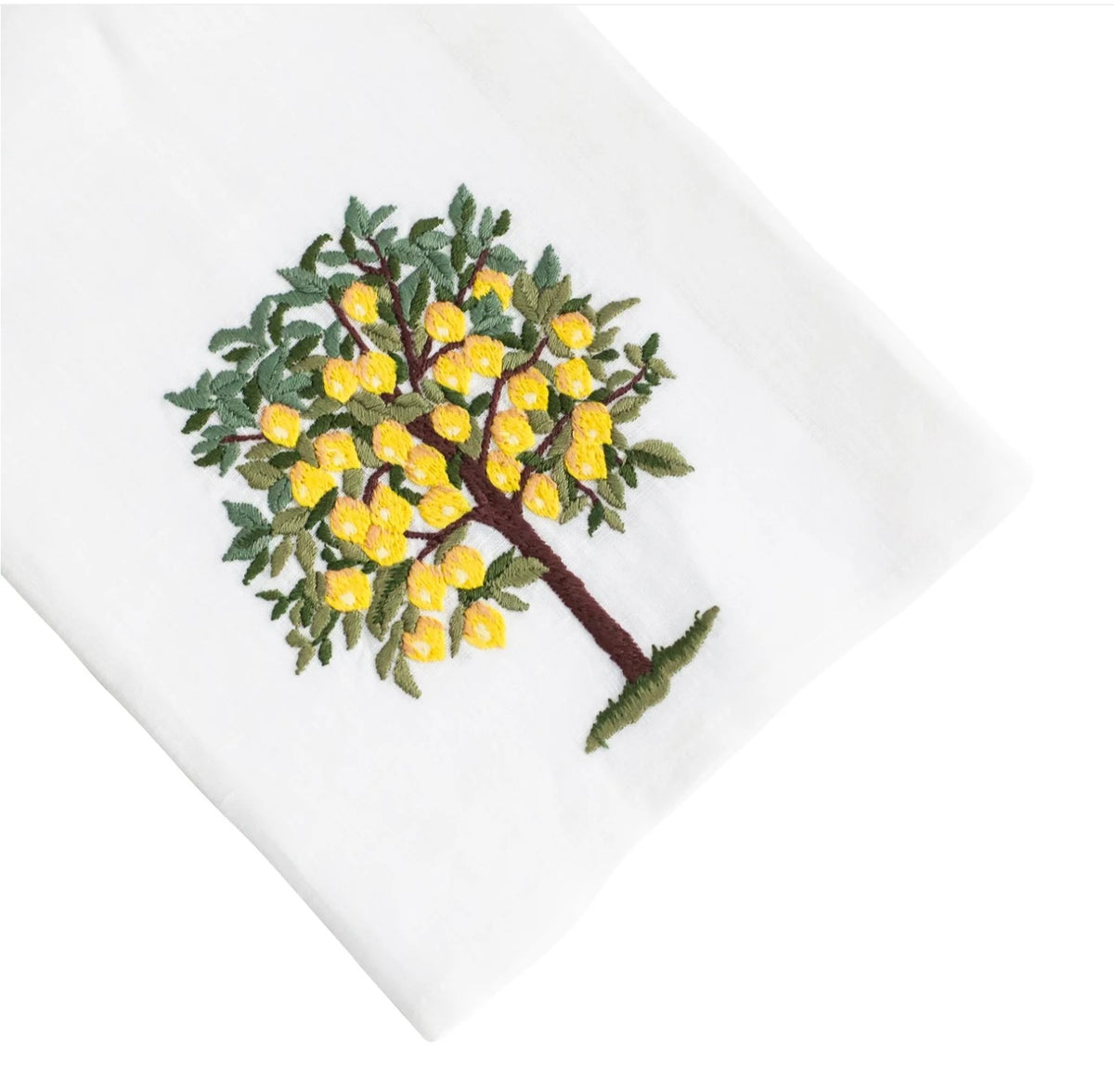 Linen Embroidered Hand Towel