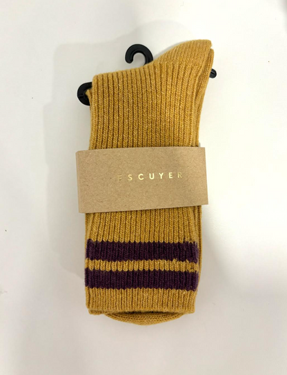 Women's Striped Cashmere Socks