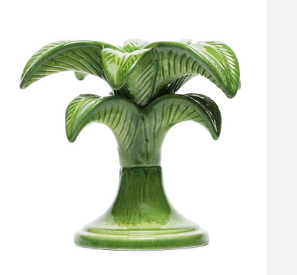 Palm Candlestick Holder