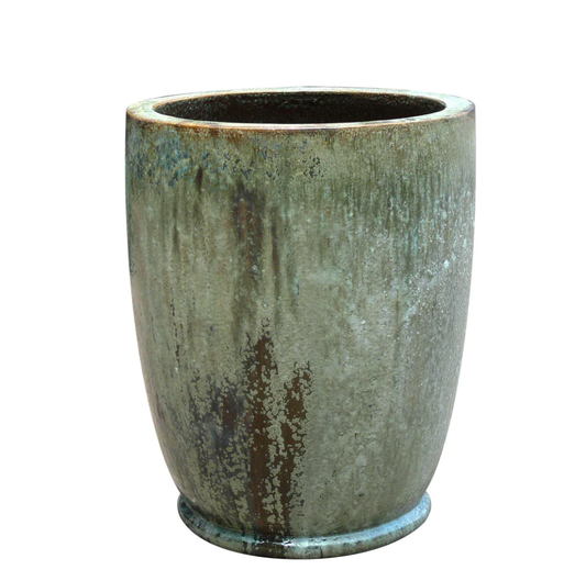 Anamese Garden & Home Planter Footed Jar Planter Malachite