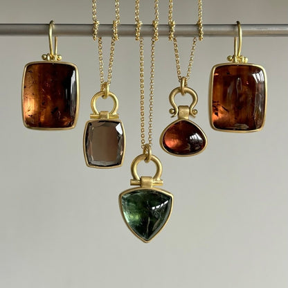 Tourmaline Cabochon Pendant