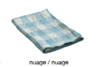 Maison de Vacances Tablecloth Maison de Vacances Bourdon Vintage Vichy Linen Tablecloths, view 7