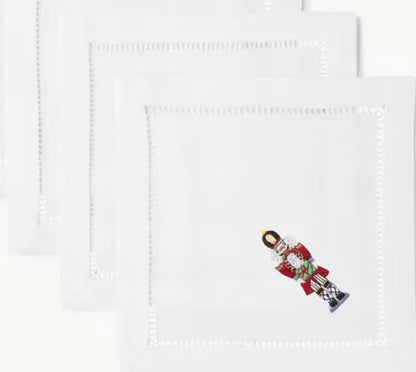 Embroidered Cocktail Napkins