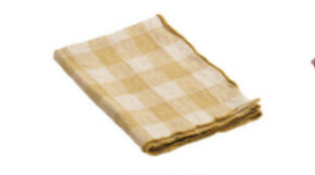 Maison de Vacances Bourdon Vintage Vichy Linen Tablecloths