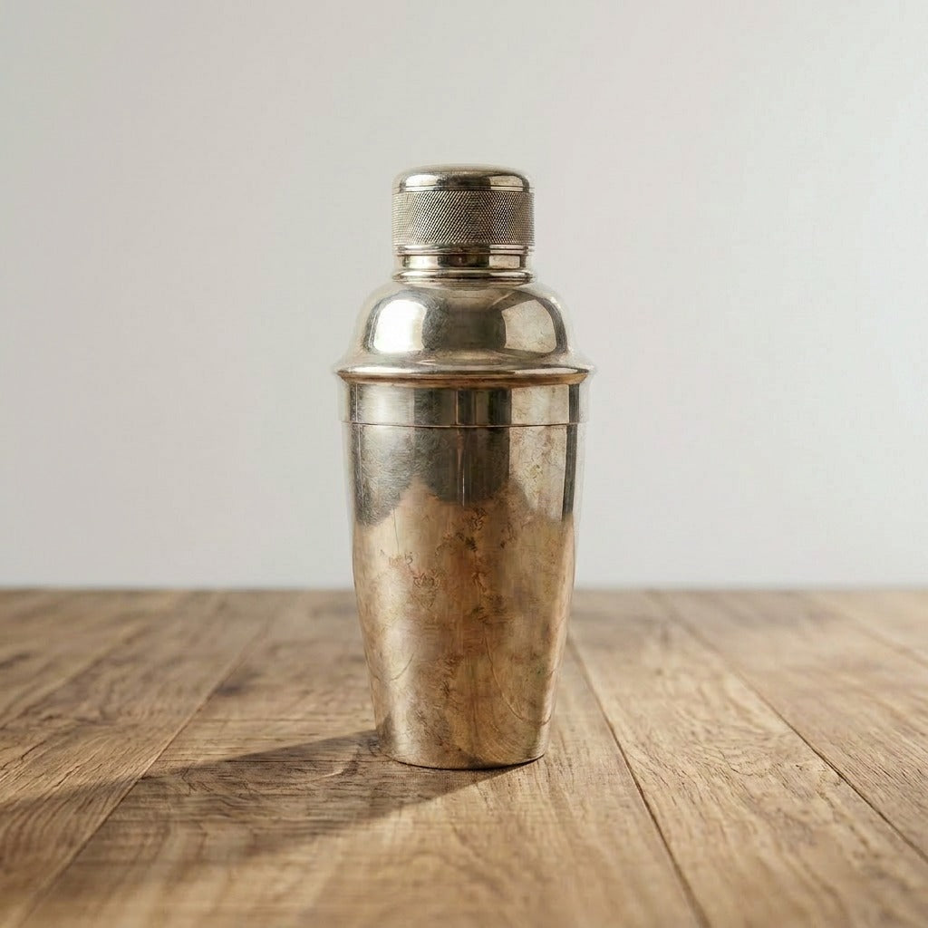 Silver-Plated Cocktail Shaker